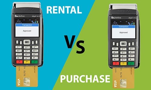 rent vs purchasing a card machine or card reader payment device