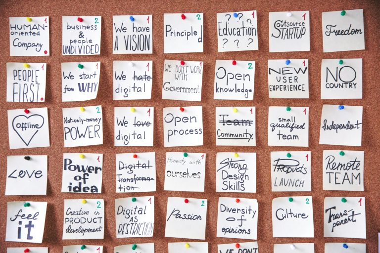 zero to launch idea board