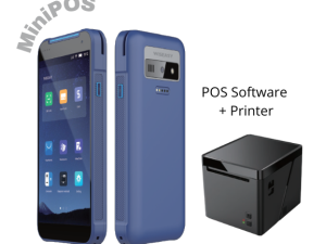 Hospitality Restaurant Mini Kit- With Card Machine Rental POS Software and POS Printer